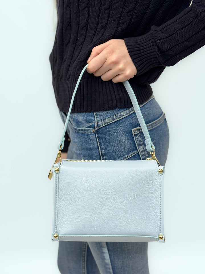 Emma & Rose Cape Town Jolien™ Elena bag in genuine Italian leather, stylish borse with elegant design and quality craftsmanship.