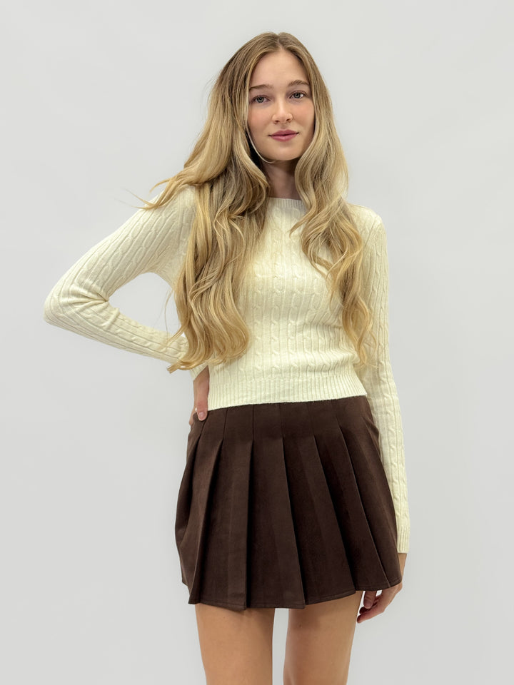 Ximena™  |  Short Pleated Skirt Feminine