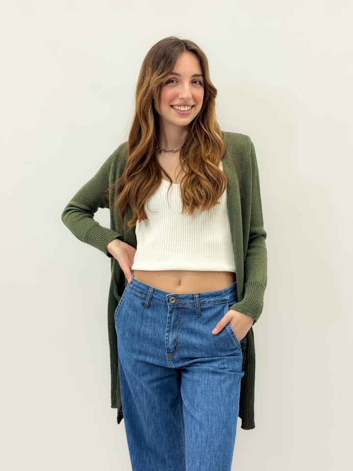 Saskia™  |  Long Cardigan Pockets Chic