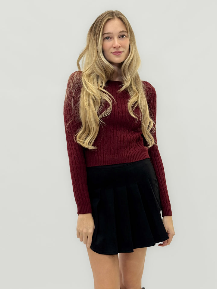 Ximena™  |  Short Pleated Skirt Feminine