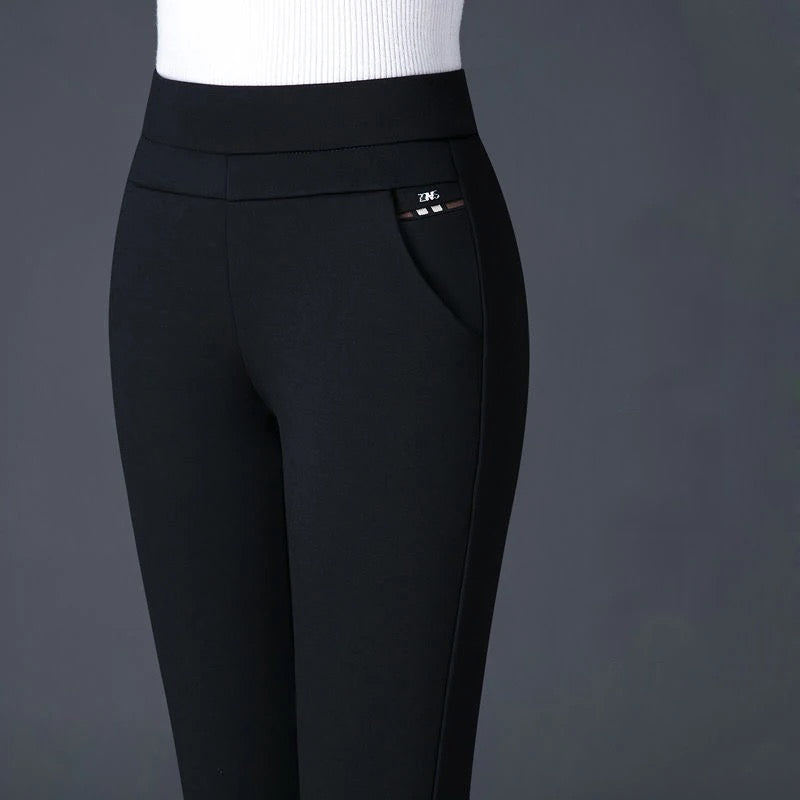Women's Comfortable High-Waisted Stretch Pants