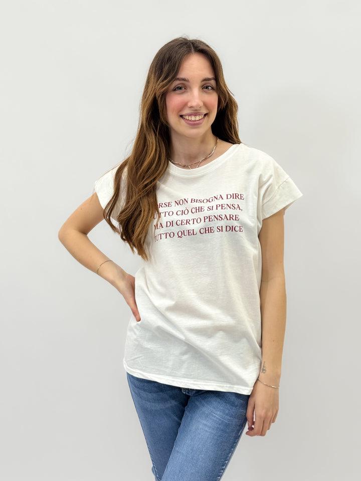 Tessa™  |  soft luxurious fabrics T-shirt Phrase Say