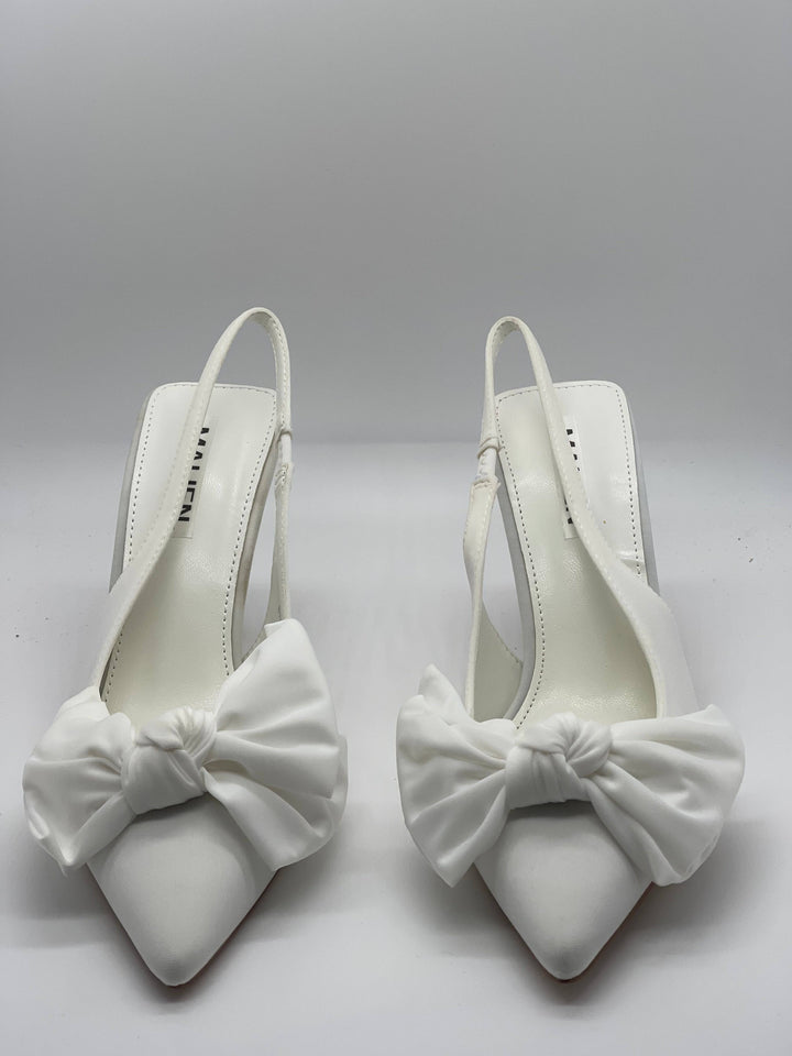 Emma & Rose Cape Town Talita™ slingback bow shoes, stylish black footwear with elegant bow detail, perfect for casual or dressy wear.