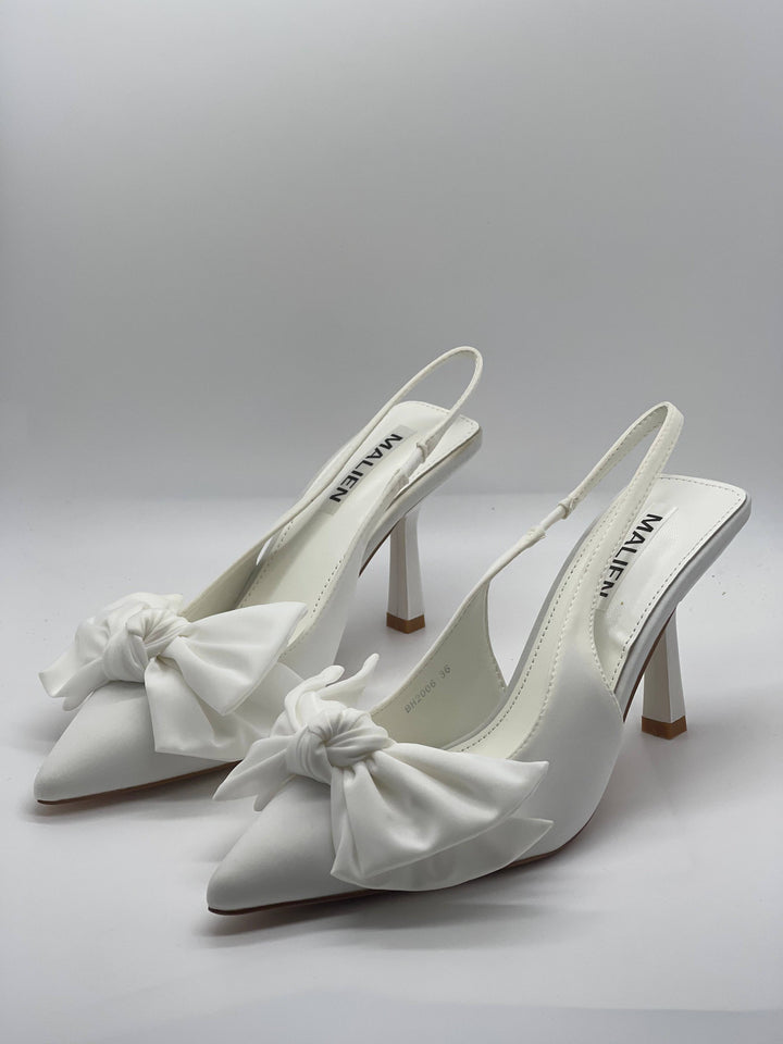 Emma & Rose Cape Town Talita™ slingback bow shoes with pointed toe and elegant design, displayed on a neutral background.