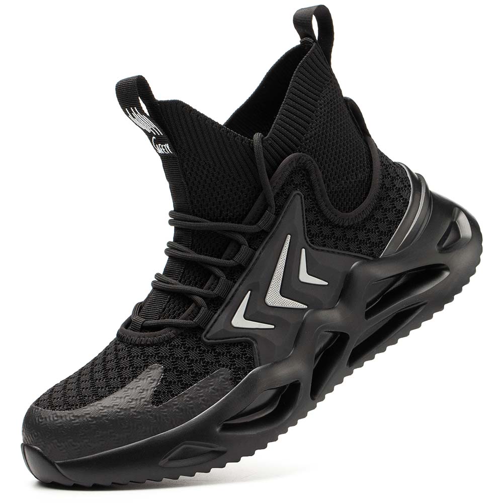 Breathable Flying Woven Anti-Smashing Safety Shoes EB