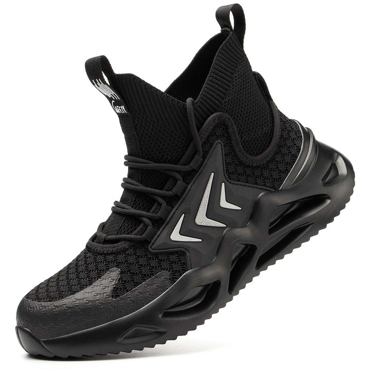 Breathable Flying Woven Anti-Smashing Safety Shoes EB