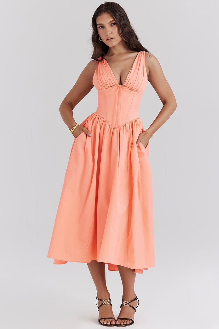 Sophia | Elegant Floral Dress for Summer