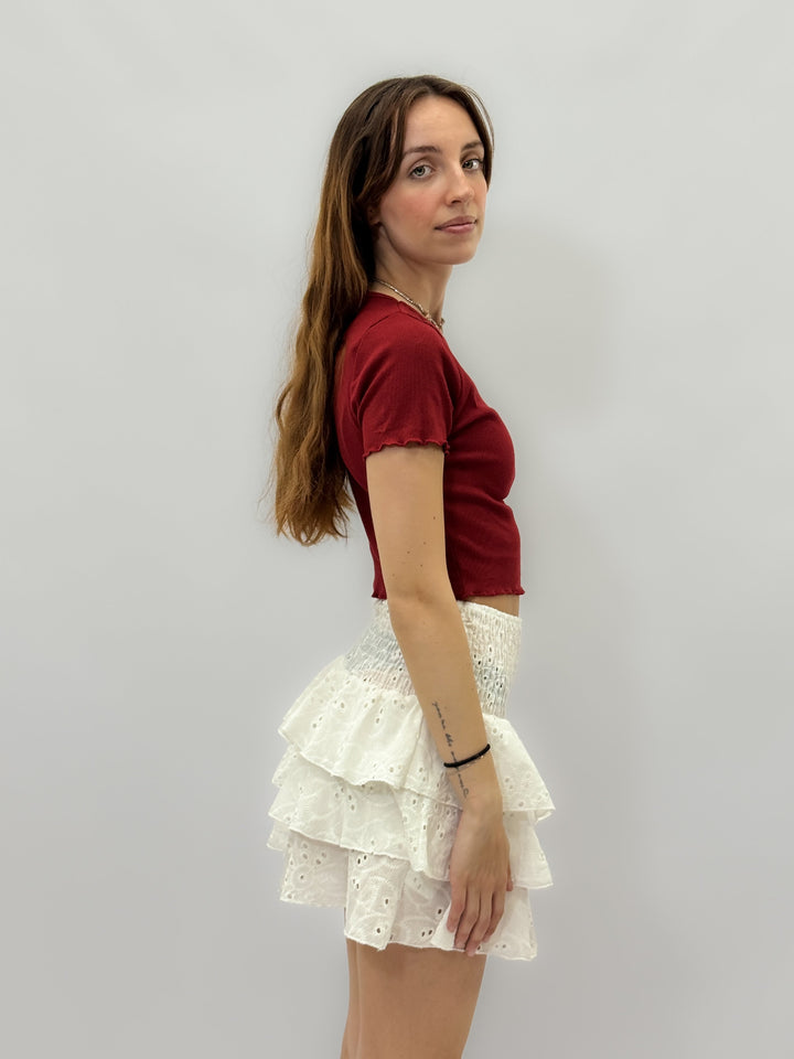 Pippa™  |  Short soft luxurious fabrics Skirt