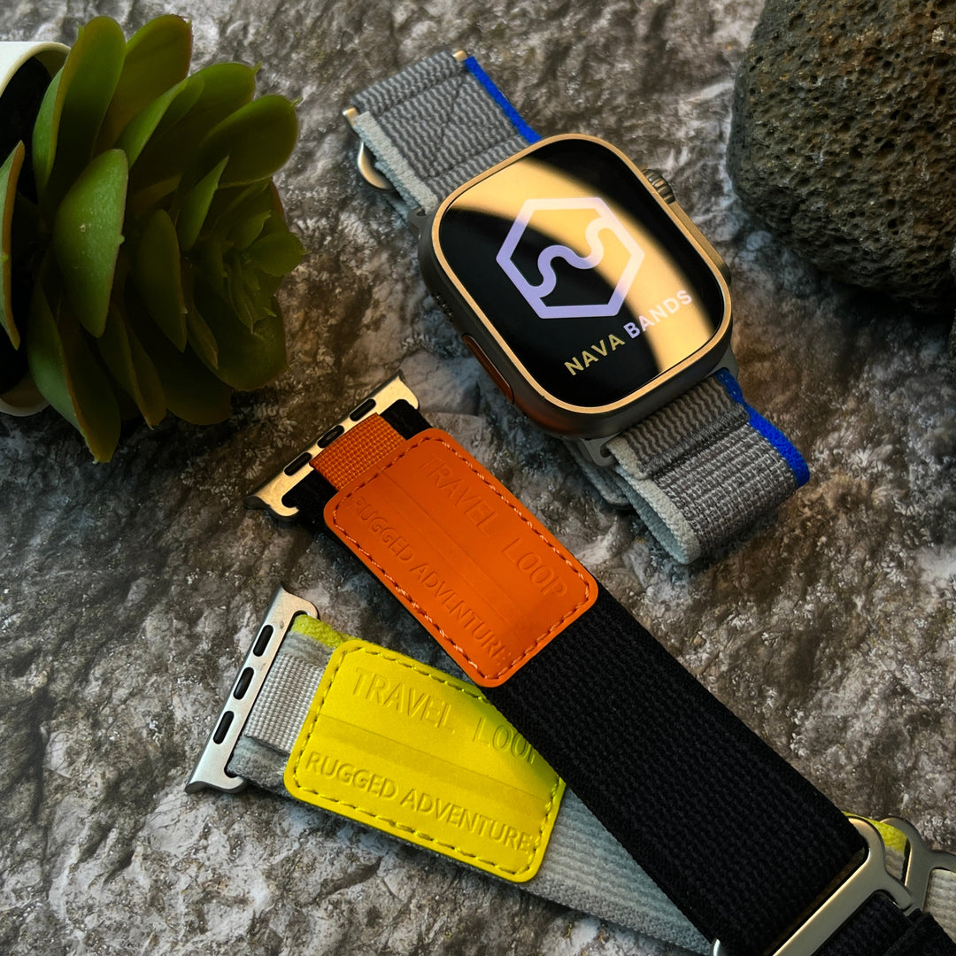 Stretch Fabric Watch Strap with Adjustable Stainless Steel Clasp