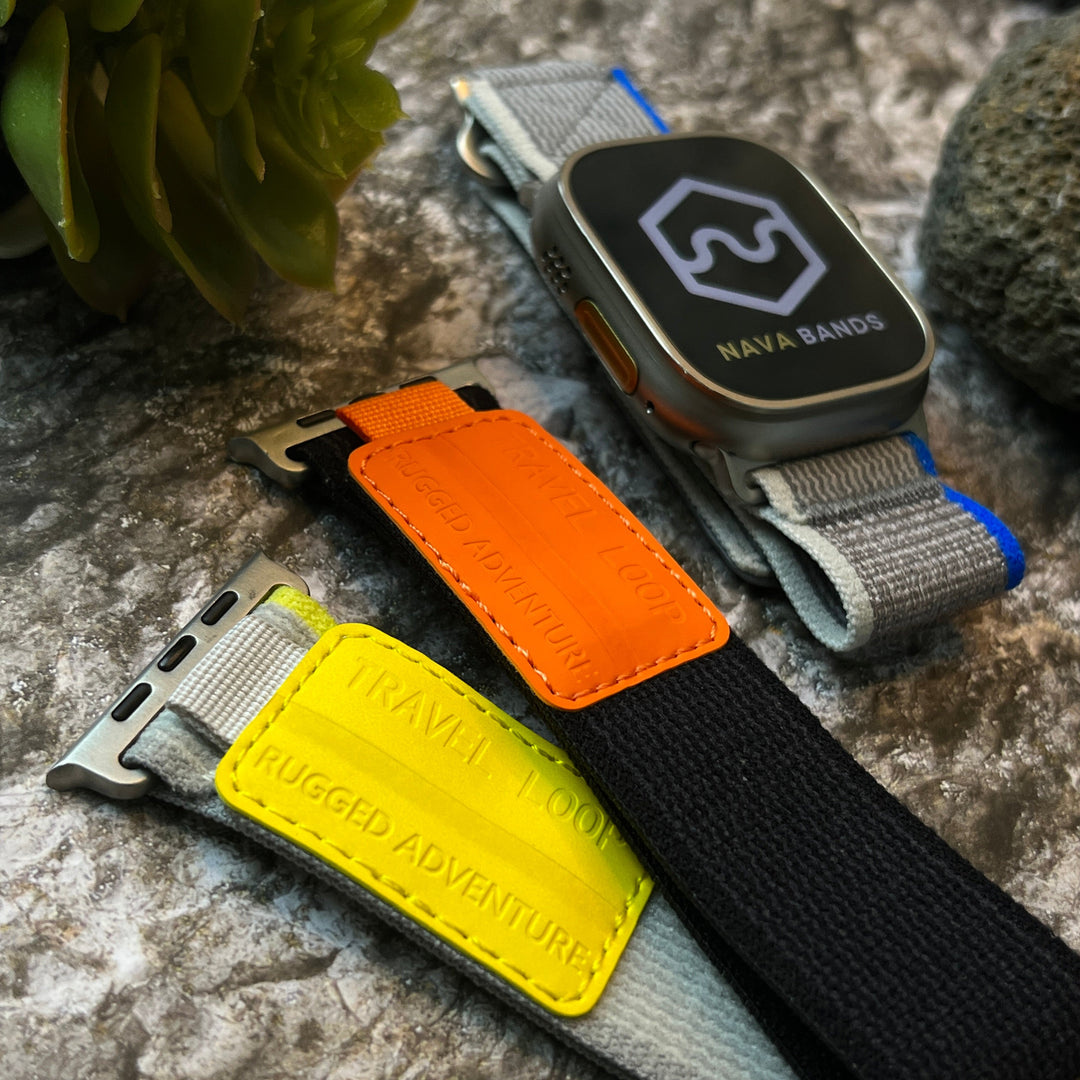 Stretch Fabric Watch Strap with Adjustable Stainless Steel Clasp