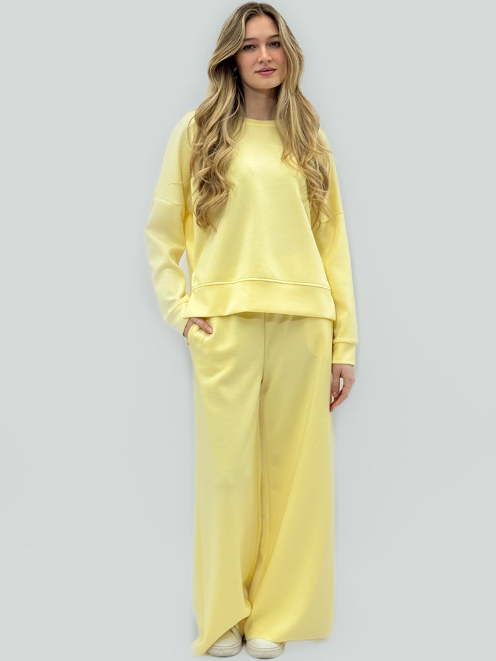 Brigitte™  |  Complete Sweatshirt Wide-leg Trousers