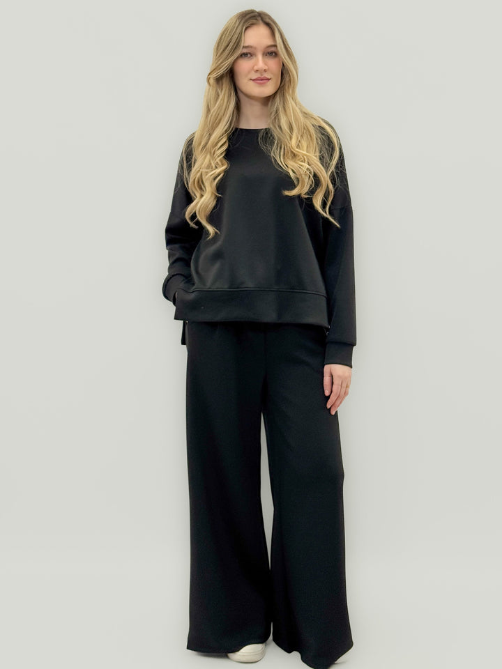 Brigitte™  |  Complete Sweatshirt Wide-leg Trousers
