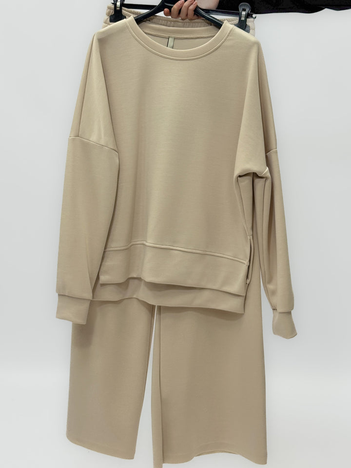 Brigitte™  |  Complete Sweatshirt Wide-leg Trousers