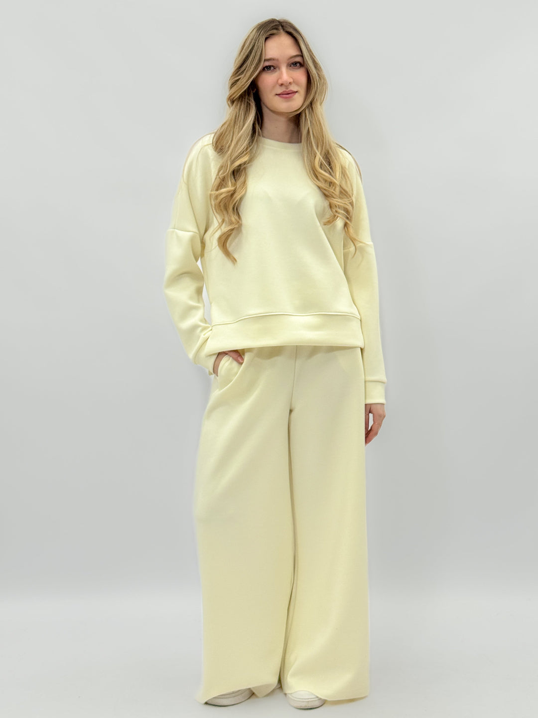 Brigitte™  |  Complete Sweatshirt Wide-leg Trousers