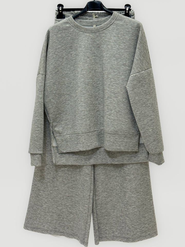Brigitte™  |  Complete Sweatshirt Wide-leg Trousers
