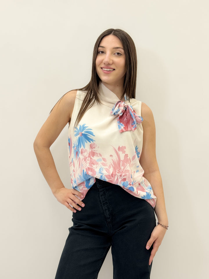 Bridget™  |  Sleeveless Top Bow