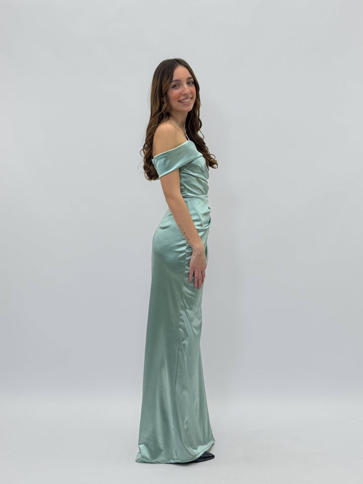 Flowing Look™ abiti dress by Emma & Rose Cape Town, lightweight fabric with a flowing silhouette, shown in a full-length view.