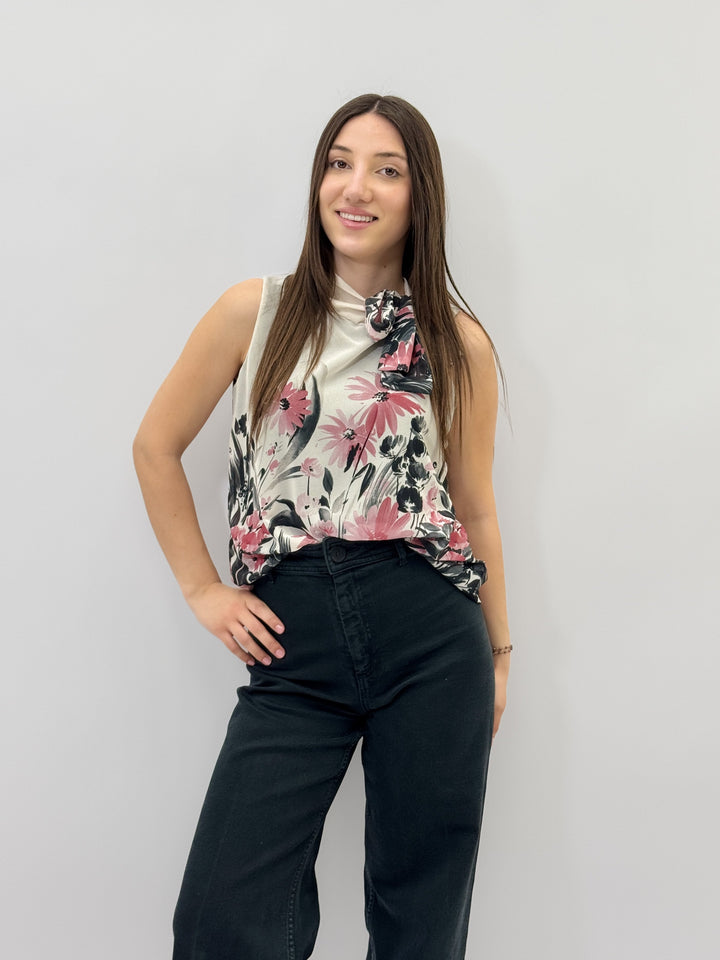 Bridget™  |  Sleeveless Top Bow