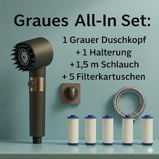 DuschRein™ Filter Showerhead Complete Set