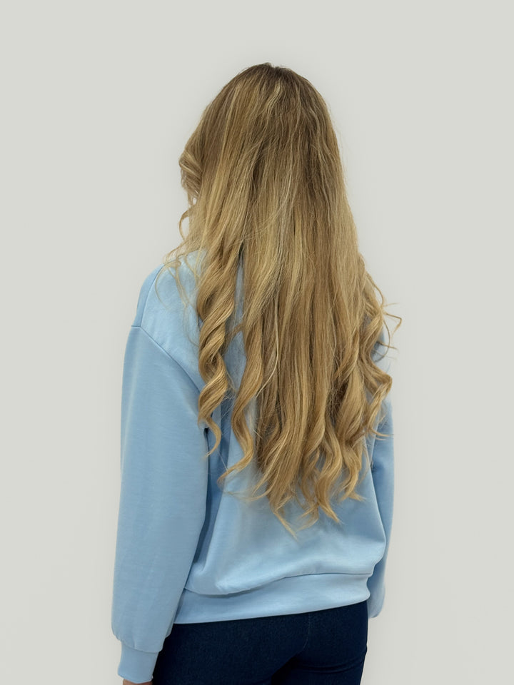 Gretchen™  |  Dachshund Patch Sweatshirt Neck