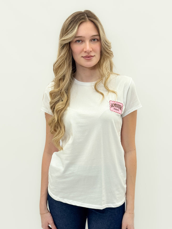 Chantelle™  |  White Women's T-Shirt soft luxurious fabrics