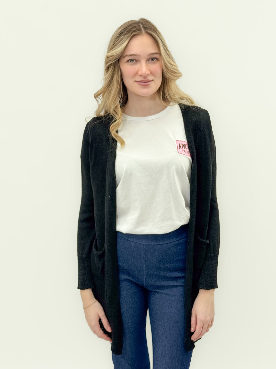 Saskia™  |  Long Cardigan Pockets Chic