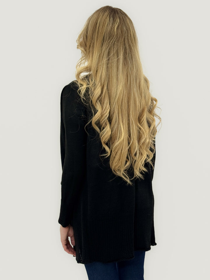 Saskia™  |  Long Cardigan Pockets Chic