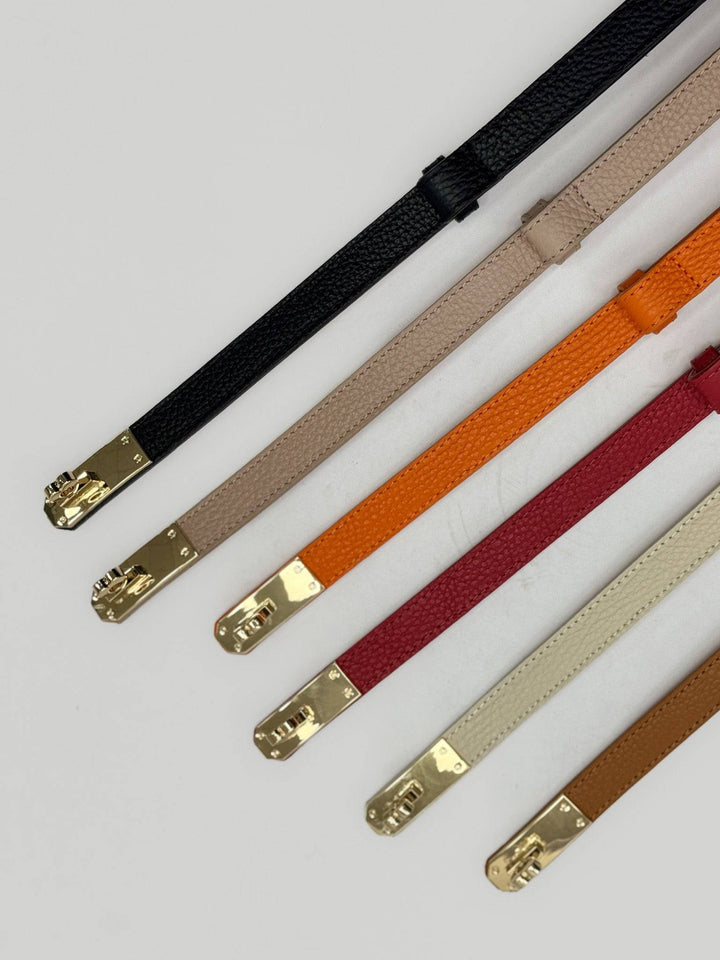 Emma & Rose Cape Town Kees genuine leather belt buckle accessory with detailed craftsmanship and polished finish.
