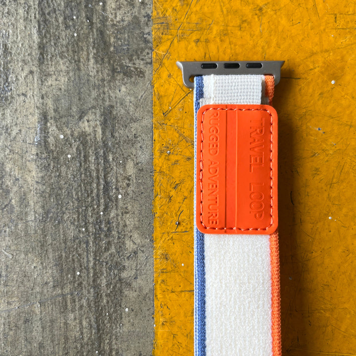 Stretch Fabric Watch Strap with Adjustable Stainless Steel Clasp