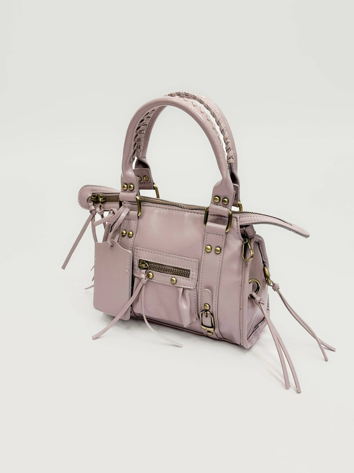 Genuine leather Lize™ handbag by Emma & Rose Cape Town, stylish borse with detailed stitching and classic design.