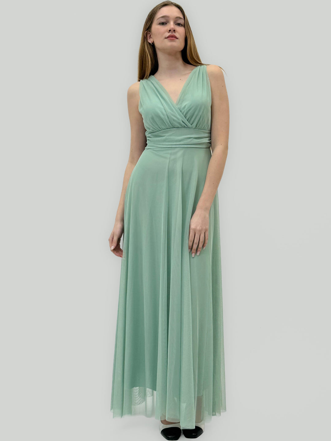 Vanessa™  |  Long soft luxurious fabrics Dress Gaia
