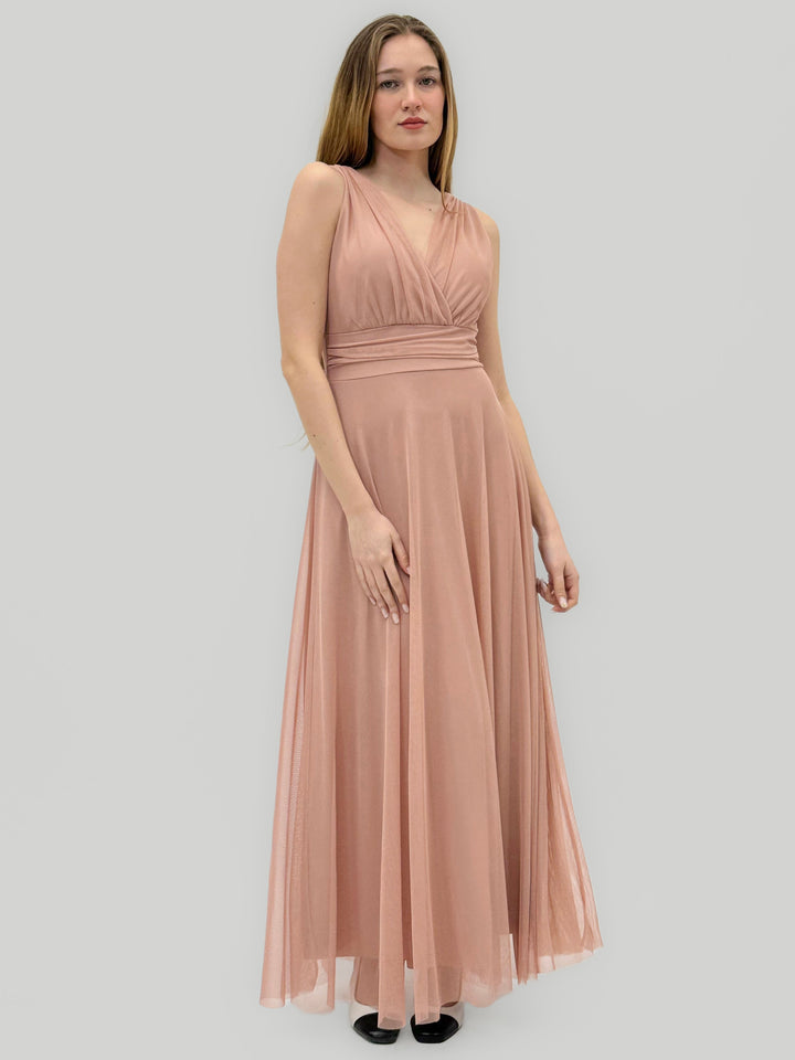 Vanessa™  |  Long soft luxurious fabrics Dress Gaia