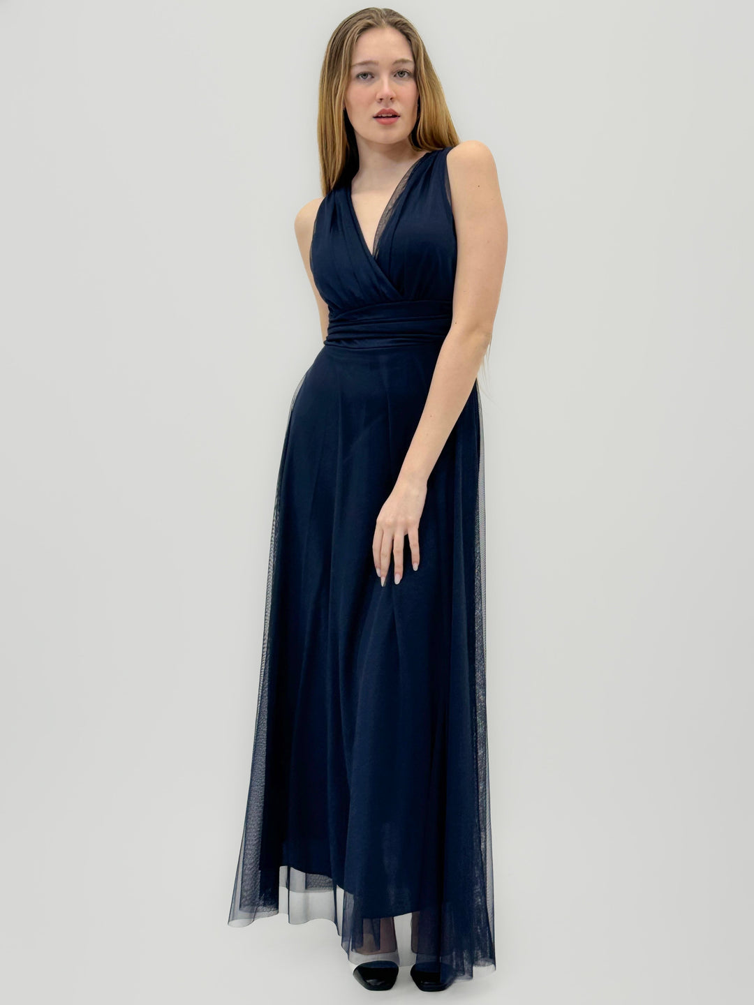 Vanessa™  |  Long soft luxurious fabrics Dress Gaia