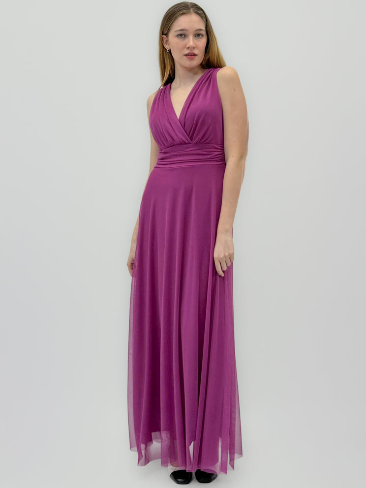 Vanessa™  |  Long soft luxurious fabrics Dress Gaia