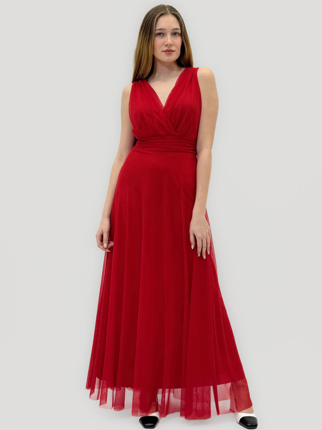 Vanessa™  |  Long soft luxurious fabrics Dress Gaia