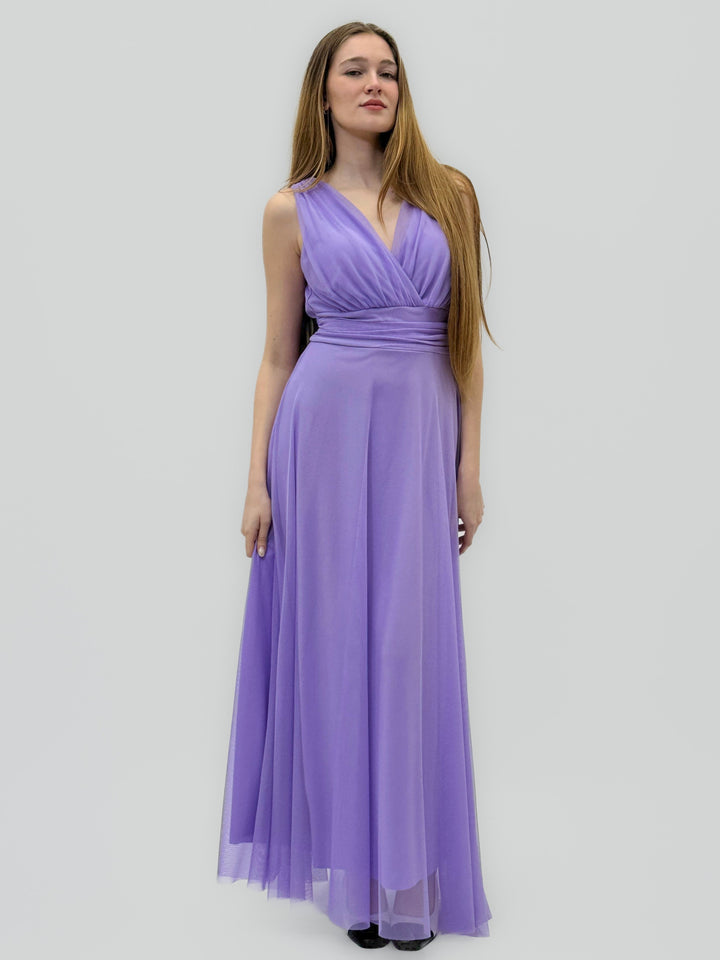 Vanessa™  |  Long soft luxurious fabrics Dress Gaia
