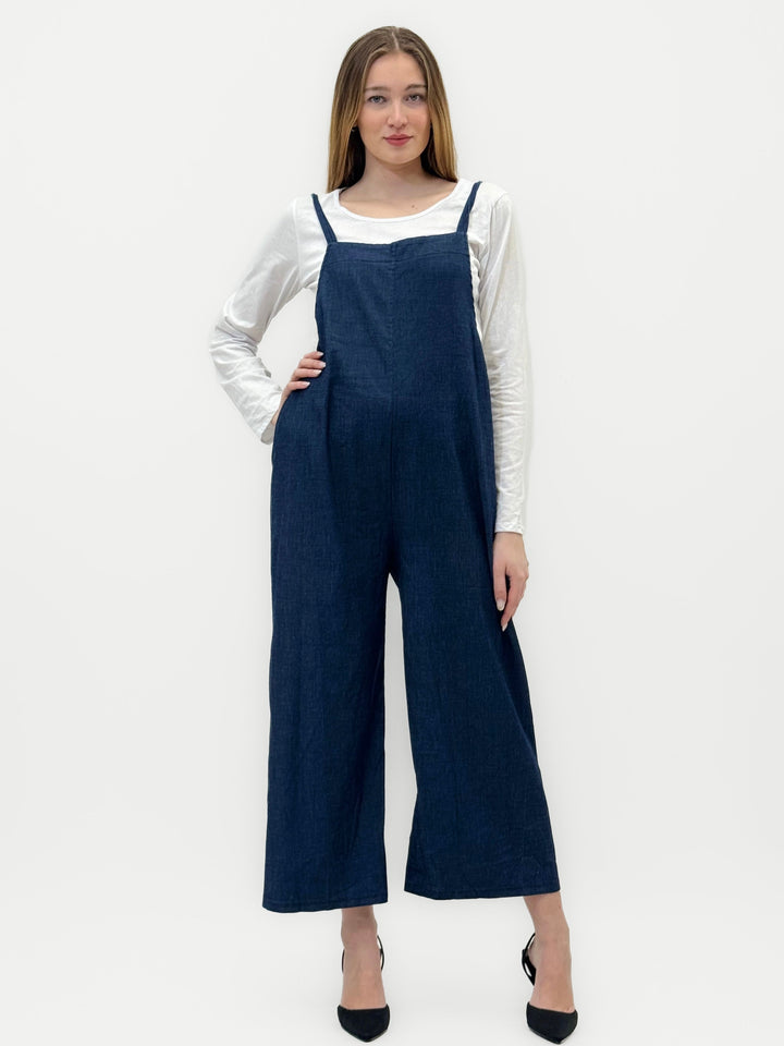 Helena™  |  soft luxurious fabrics Dungarees Wide Chic