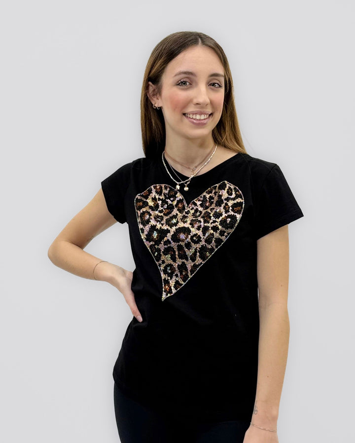Brigitte™  |  soft luxurious fabrics T-Shirt Animal Glam