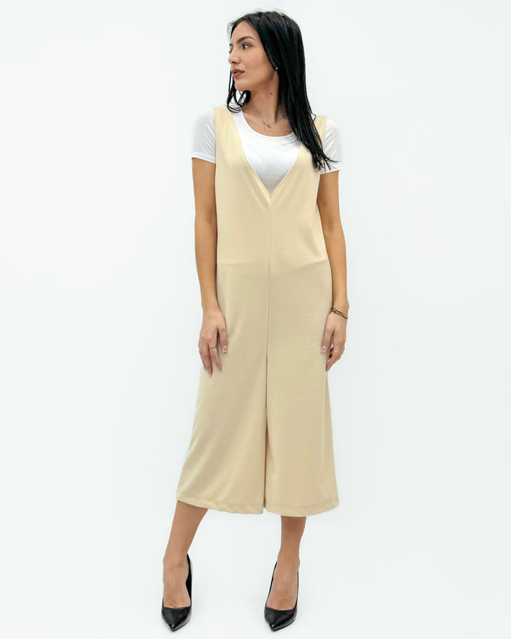 Fluid™  |  Fabric Dungarees V-neck