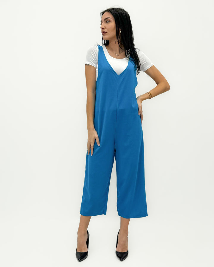Fluid™  |  Fabric Dungarees V-neck