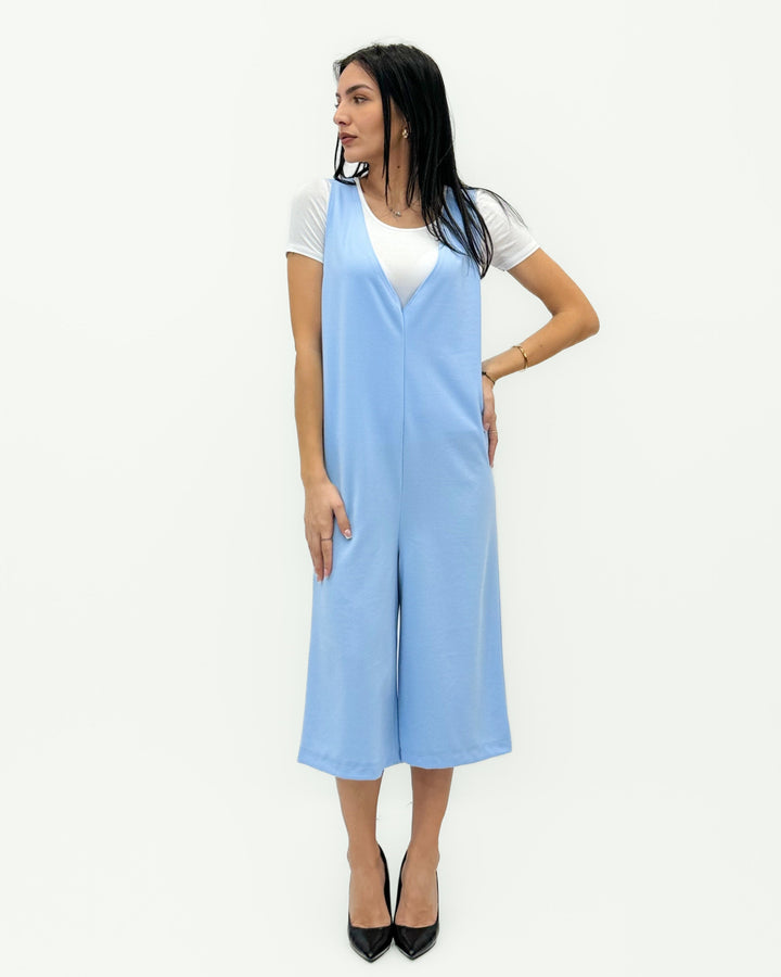 Fluid™  |  Fabric Dungarees V-neck