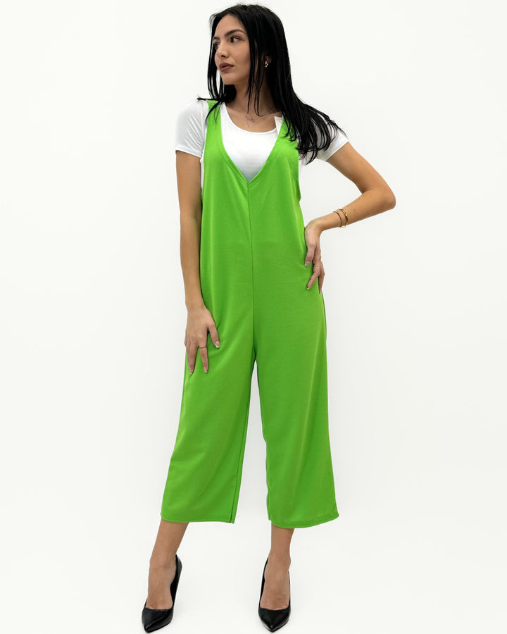 Fluid™  |  Fabric Dungarees V-neck