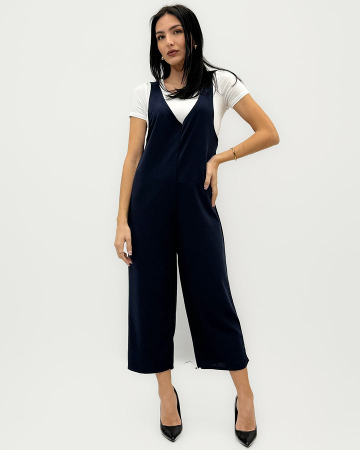 Fluid™  |  Fabric Dungarees V-neck