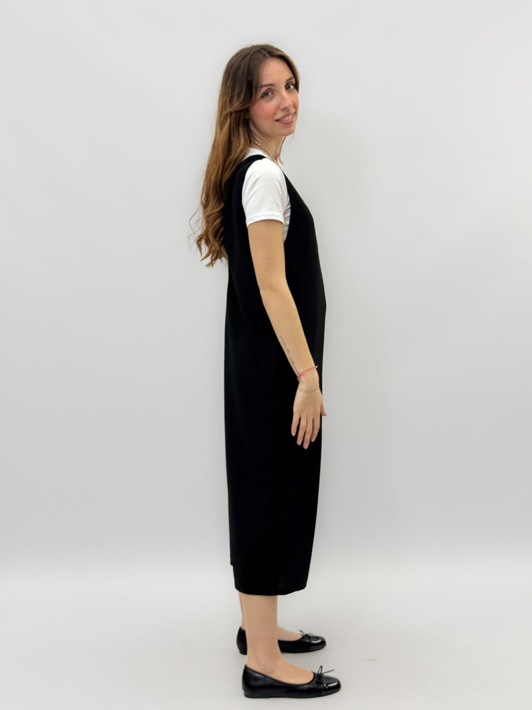 Fluid™  |  Fabric Dungarees V-neck