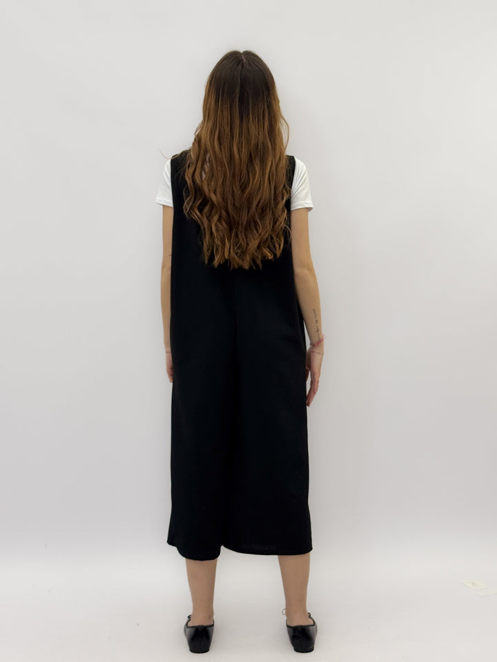 Fluid™  |  Fabric Dungarees V-neck