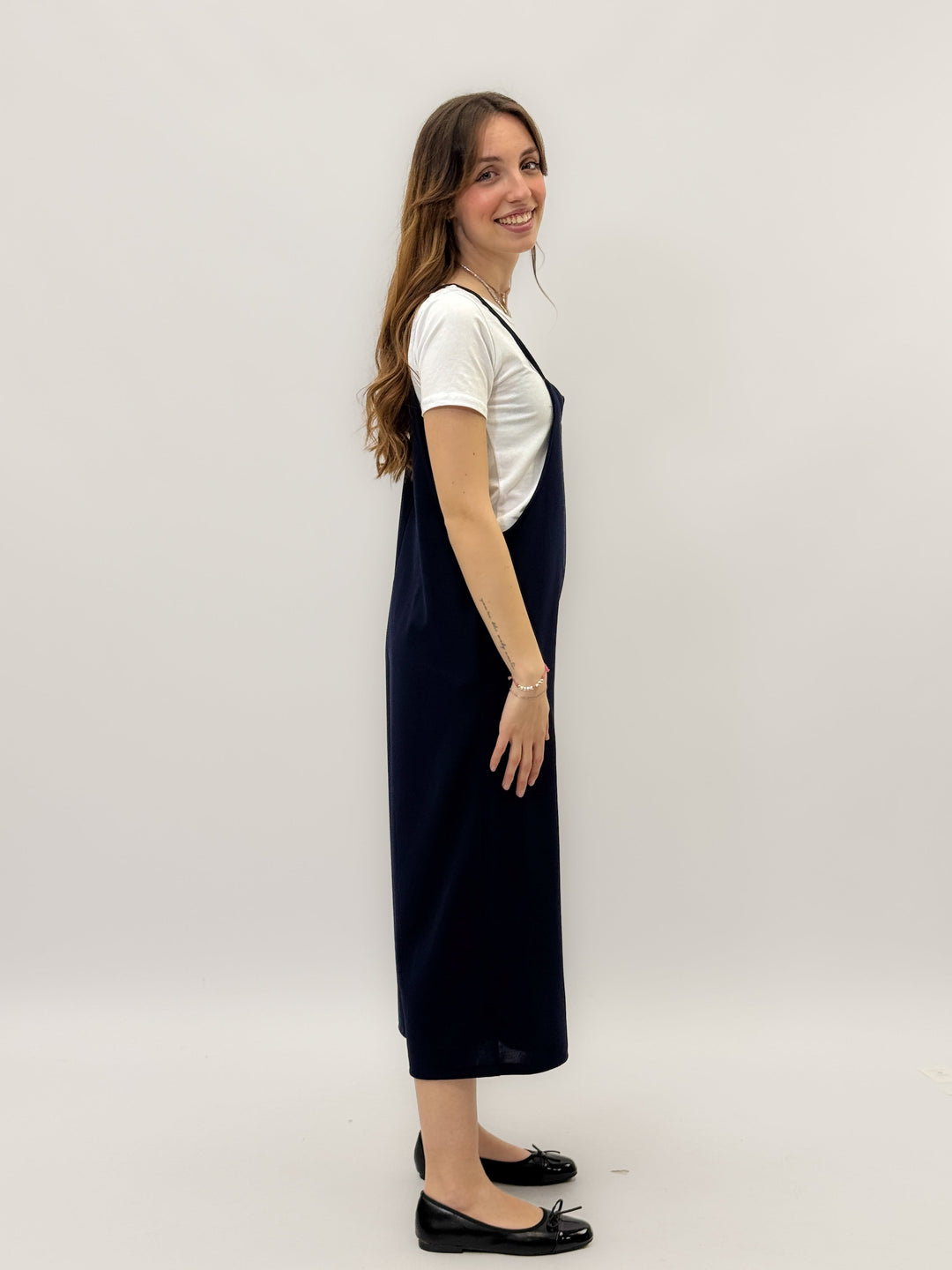 Yvette™  |  Sleeveless Wide Leg Dungarees
