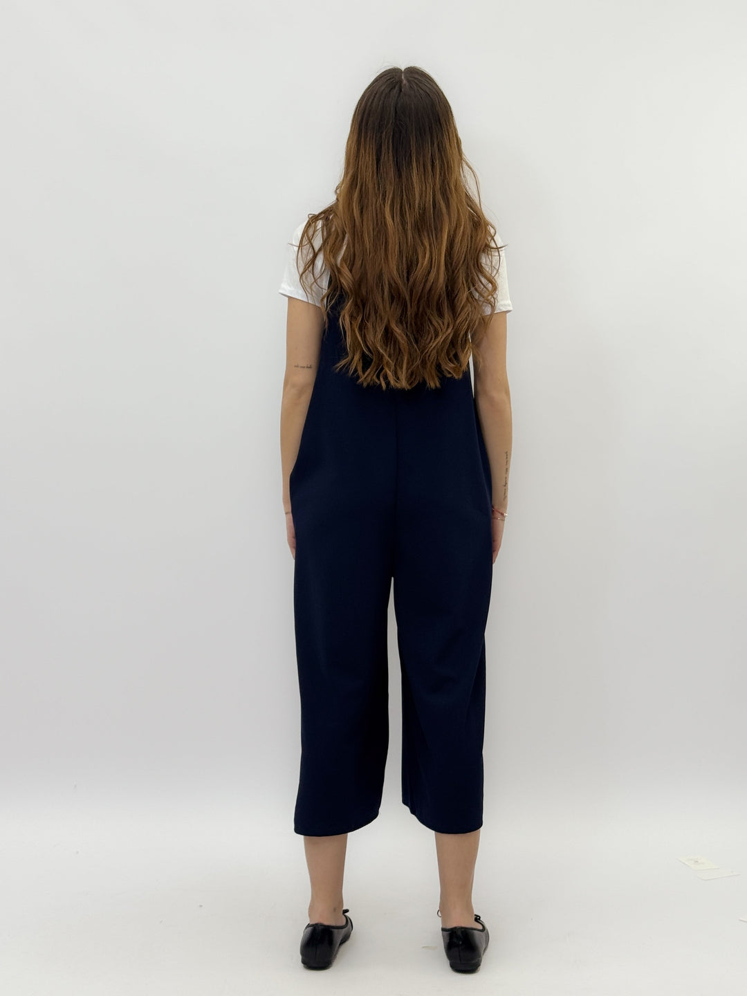 Yvette™  |  Sleeveless Wide Leg Dungarees