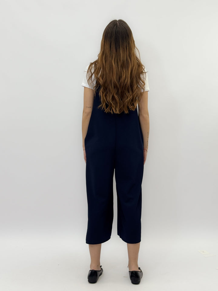 Yvette™  |  Sleeveless Wide Leg Dungarees