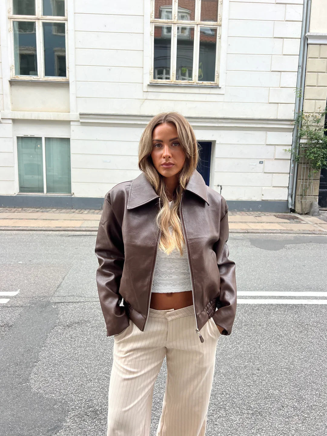 Mila™ | Leather Jacket