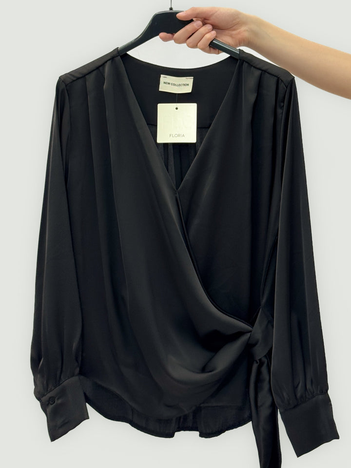 Xenia™  |  Crossed soft luxurious fabrics Shirt Knot